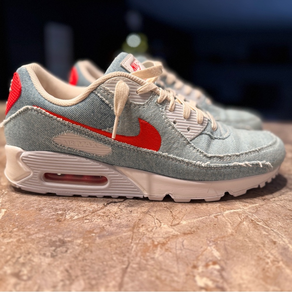 Nike Air Max 90 Light Denim Wash Men’s 11.5  DV2120-900